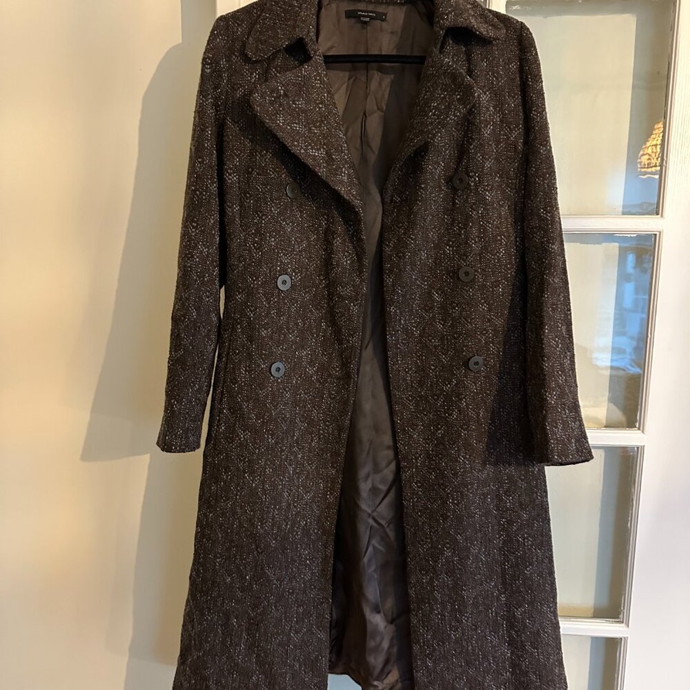 Maurice Tarica wool trench coat
